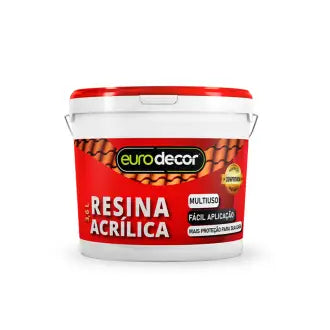 Resina Pedra/Telha Acrílica 3,6L Brilho Eurodecor