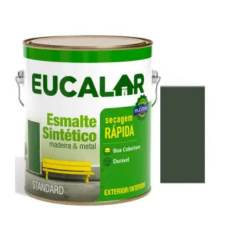 Esmalte 1/4X6 Eucalar Brilhante Cinza Escuro
