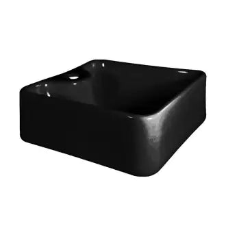 Cuba Apoio Louça Quadrado Preto 30X30x105 Luzarte