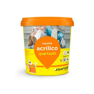 Rejunte Cerâmico 1Kg Branco Acrílico Quartzolit C6