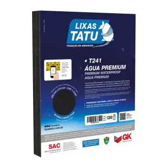 Lixa Água 1200 Lixas Tatu T241 Premium C50