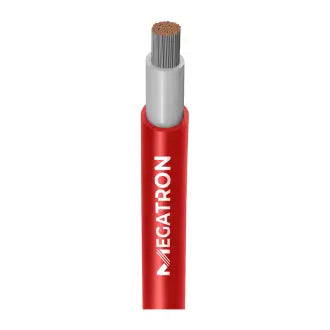 Cabo Solar 6,0Mm Vermelho 100M Megacabos