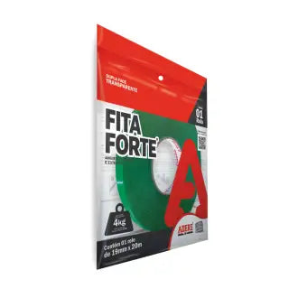 Fita Dupla Face Transparente 19X20m Adere