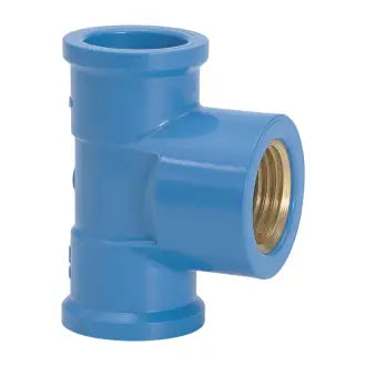 Te Azul Latão 25X25x1/2 Soldável 10424 Soldável Amanco C24