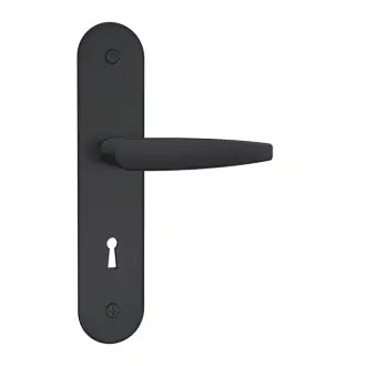 Fechadura Interna Alavanca Espelho Preto Fosco 814/33 Stam