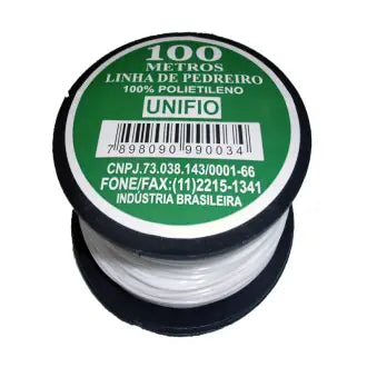 Linha Pedreiro Lisa 100M Branco Unifio