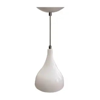 Pendente Teto Alumínio Gota Branco Enerlux