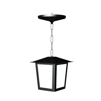 Pendente Colonial Quadrado Preto Ideal