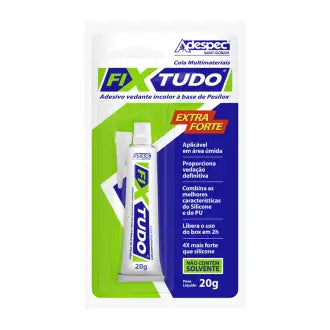 Cola Adesiva 20G Fixatudo Adespec