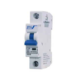 Disjuntor Unipolar 50A Branco Din 6Ka Jng