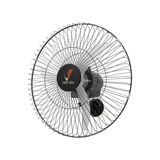 Ventilador Parede 60Cm Preto Ventura 150W Bivolt