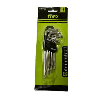 Chave Torx T10at50 9 Peças Crv Inluss
