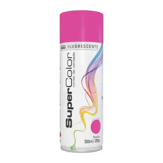 Tinta Spray Rosa Fluorescente 6X350 Tekbond