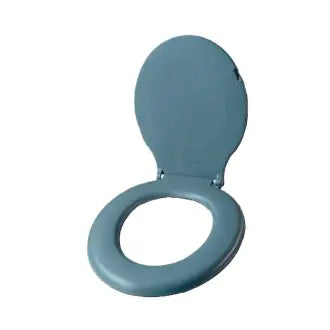 Assento Sanitário Cinza Escuro Oval Roma Alumasa