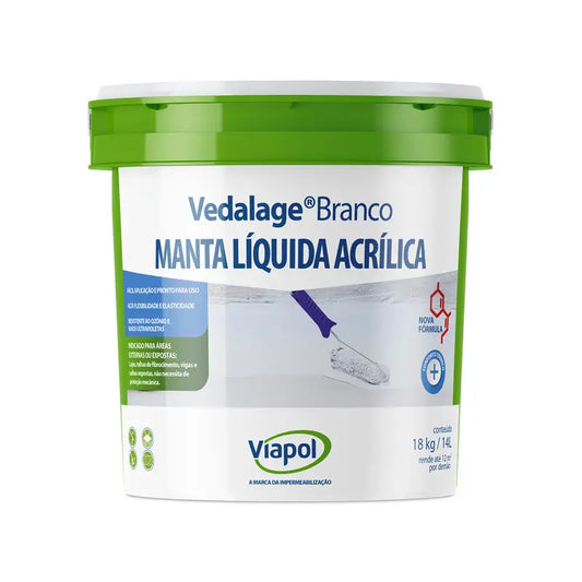 Impermeabilizante P/Lajes Branco 18Kg Vedalage