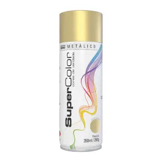 Tinta Spray Ouro Metal 6X350 Tekbond