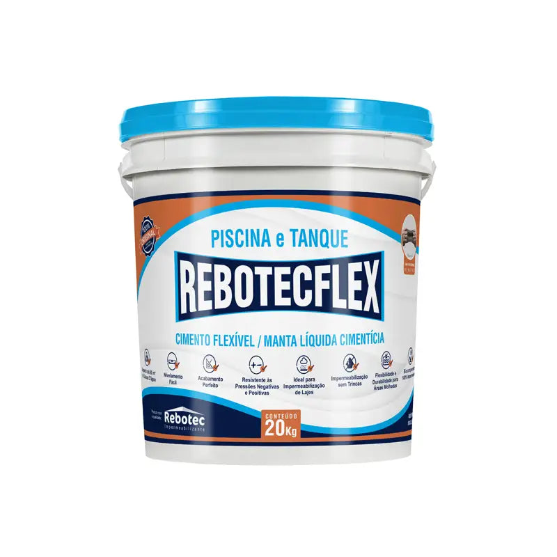 Impermeabilizante P/Piscina 20Kg Rebotec Flex
