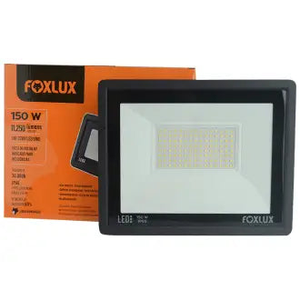 Refletor Led 150W Preto 6500K Foxlux Bivolt