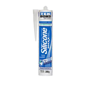 Cola Silicone Aquário Transparente 280G Tekbond