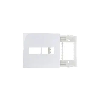 Placa 4X4 C/2 Postos Afastados Branca Margirus