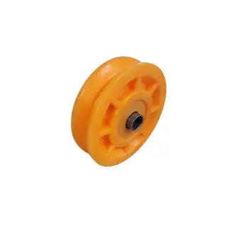 Rodízio Portão Nylon Raiada 2 1/2" Bucha