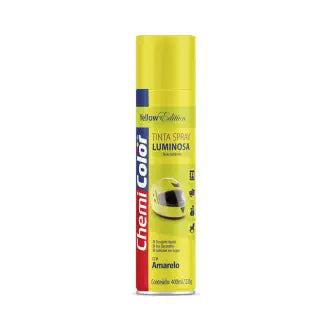 Tinta Spray Luminosa Amarela 6X400 Chemicolor