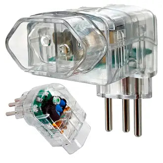 Pino Protetor Raio/Surto 2P+T 20A Bivolt 1 Tomada Transparente