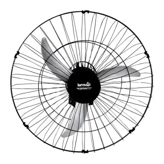 Ventilador Parede 60Cm Preto 155W Oscilante Tufão Bivolt