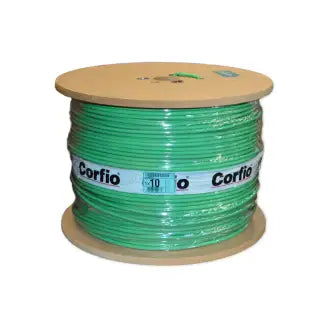 Cabo Flexível Bobina 10,0Mm Verde Corfio C500