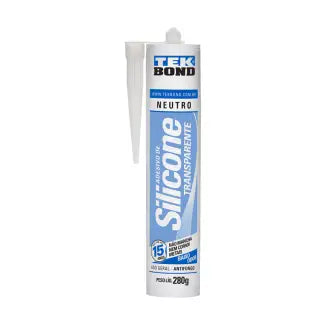 Cola Silicone Uso Geral Transparente 280G Neutro Tekbond