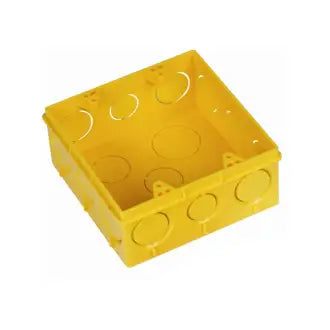 Caixa De Luz 4X4 Plástica Amarela Amanco C20