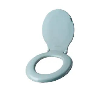 Assento Sanitário Cinza Oval Roma Alumasa