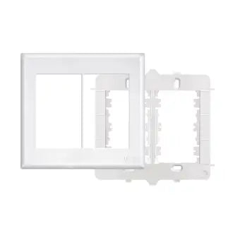 Placa 4X4 C/6 Módulos C/Suporte Branco Fame