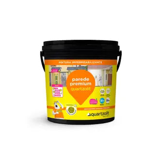Tinta Emborrachada 3,6Kg Branca Quartzolit