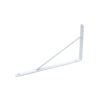 Suporte Prateleira 30Cm Branco Mão Francesa Reforçado