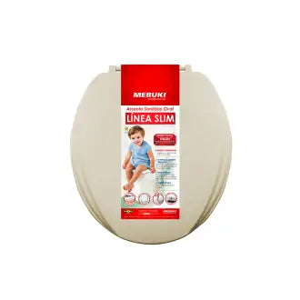 Assento Sanitário Areia Oval Mebuki