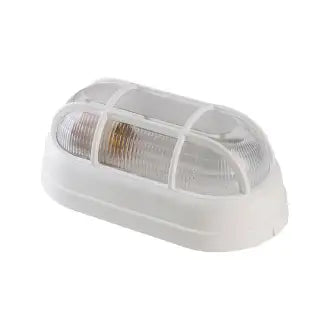 Luminária Tartaruga Branca C/Grade Opl