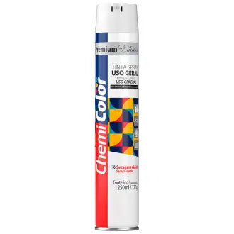 Tinta Spray Branco Fosco 6X250 Chemicolor