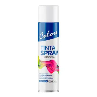 Tinta Spray Branco Fosco 6X400 Colore