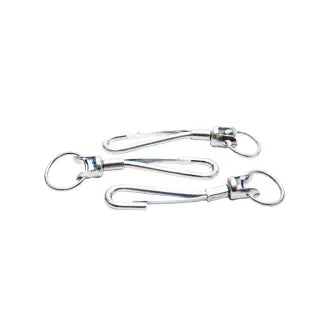 Mosquetão Girador/Argola Zincado N2 12Cm