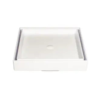 Ralo Invisível 10X10cm Branco Estrela