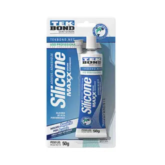 Cola Silicone Aquário Transparente 50G Tekbond