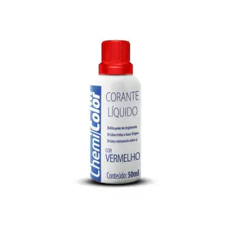 Corante Líquido Chemicolor Vermelho 50G