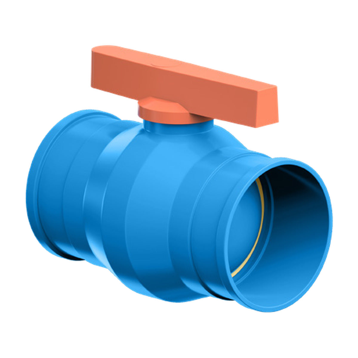 Registro de Esfera Soldável 75 PVC 75,4 mm Água Fria DVG Precon Tubozan
