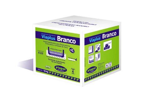 Revestimento Impermeabilizante Viaplus Branco 18 Kg Viapol