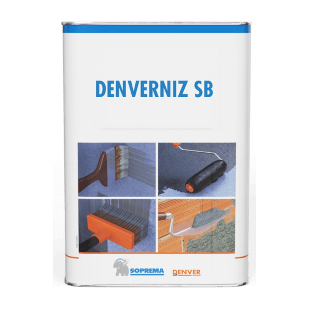 Verniz acrílico semibrilho Denverniz SB para madeira e alvenaria 18 L