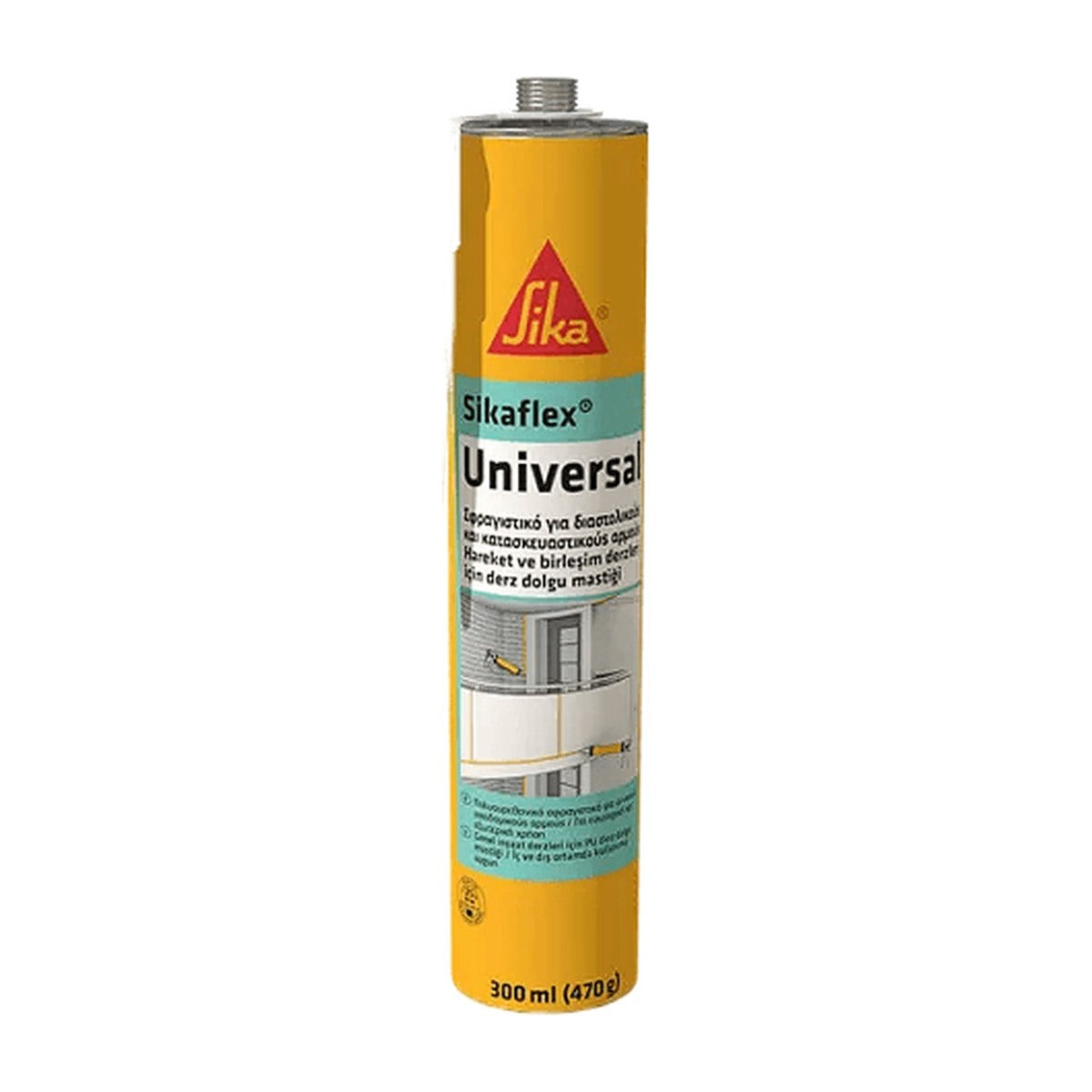 Selante poliuretano Sikaflex Universal para vedação e colagem 300 mL
