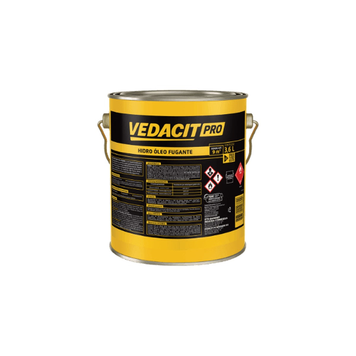 Hidrofugante e oleofugante Vedacit Pro para garagens e pátios 18 L