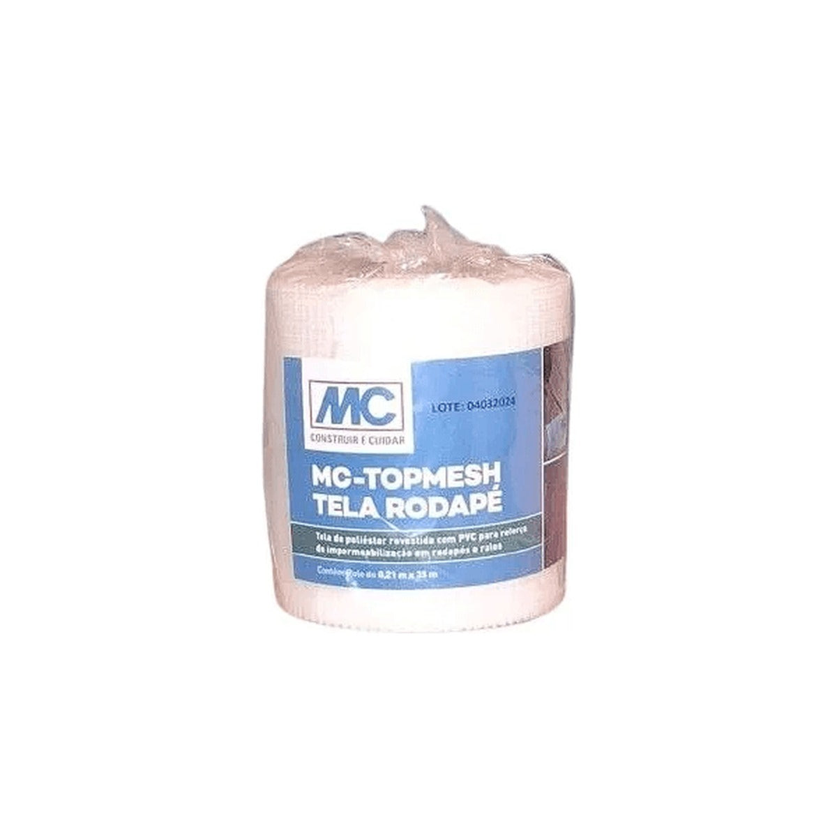 Tela de poliéster revestida com PVC MC TopMesh Rodapé 0,21 x 35 m