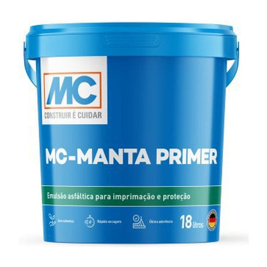 Primer asfáltico base água MC-Manta Primer para mantas e fitas asfálticas 18 L